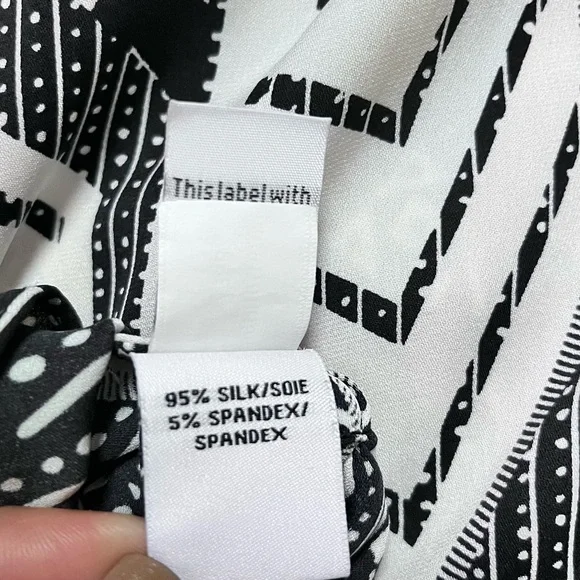 Diana von Furstenberg x Revolve Freya Silk Stretch Shirt Dress Size 2 FLAWED - Picture 11 of 14